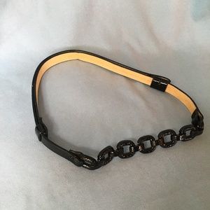 Chico's women's black belt. Size S/M.